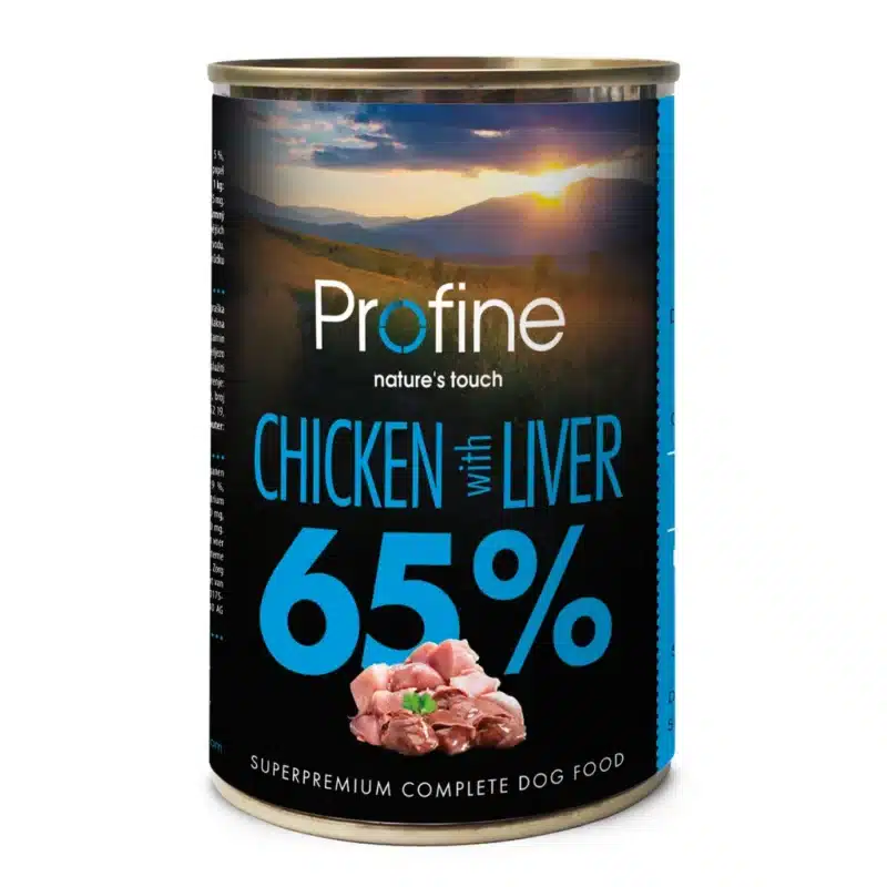 Profine-lata-Pollo-Higado-de-Pollo Lata de pienso húmedo Profine de pollo e hígado de pollo
