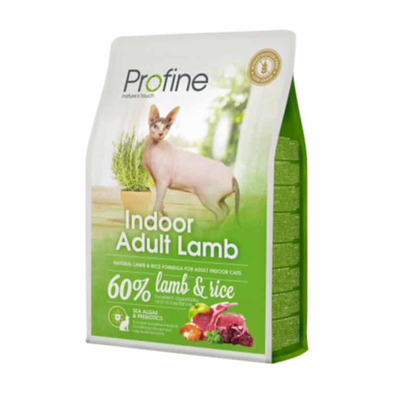 Saco de pienso Profine Cat Indoor Adult Lamb para gatos de interior