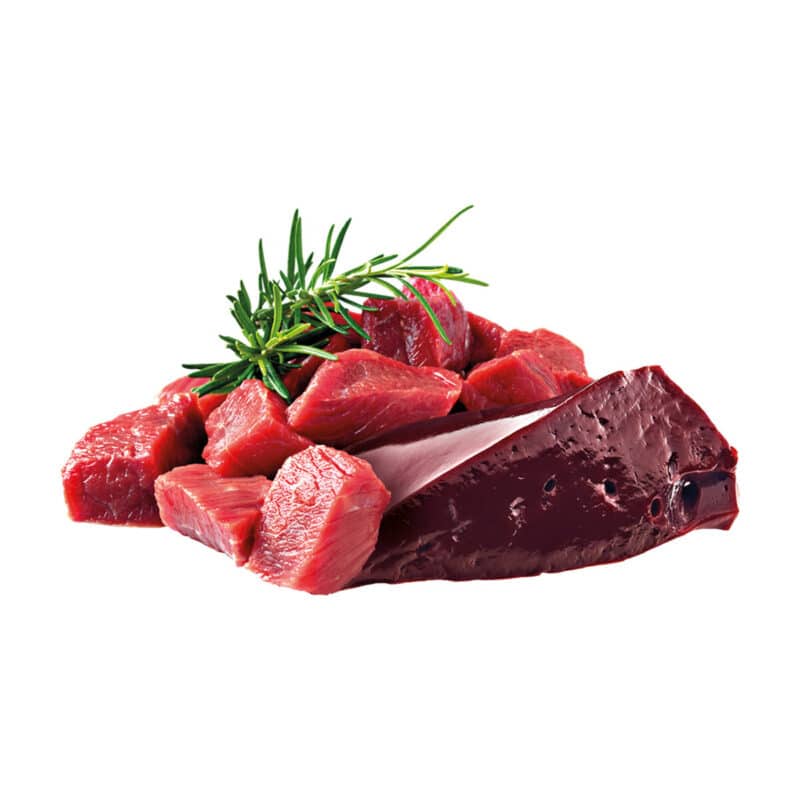 Ingredientes naturales de la lata Profine Buey e Hígado de Buey
