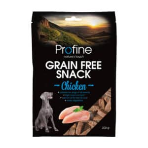 Snack Profine Grain Free de Pollo con trozos sueltos del snack