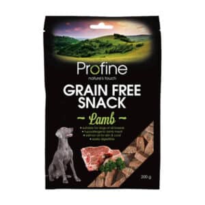Snack Profine Grain Free de Cordero con trozos sueltos del snack