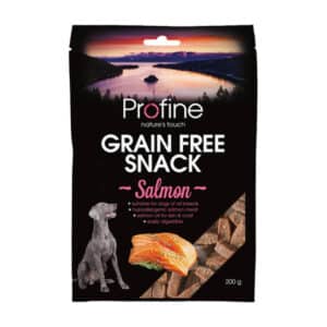 Snack Profine Grain Free de Salmón con trozos sueltos del snack