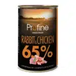 Lata de pienso húmedo Profine de conejo y pollo para perros