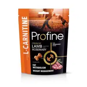 Pienso Profine 18 Bolsa de Profine Snack L-Carnitine de cordero con romero para perros, 100 g